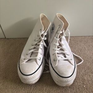 7.5 Converse platform high tops